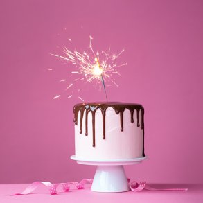 Smeltet chokolade kage